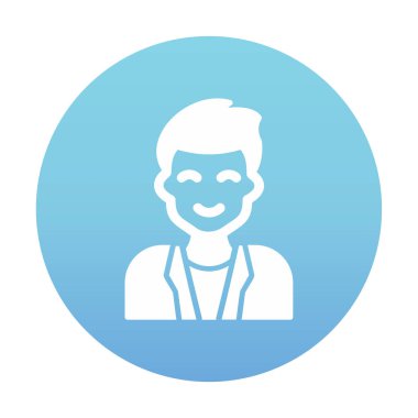 Doktor simgesinin vektör çizimi