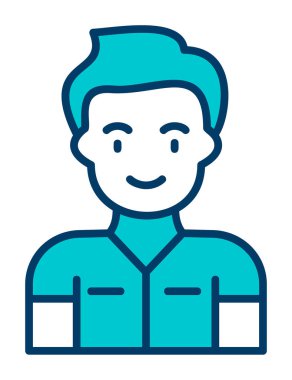 Dişçi web simgesi, vektör illüstrasyonu