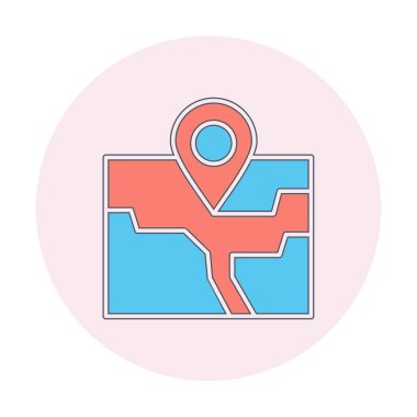 pin konum simgesi dış hat biçimi