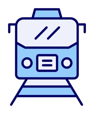 tren vektör simgesi modern basit illüstrasyon