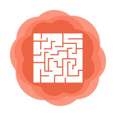 Labirent için labirent oyunu, çözüm. vektör