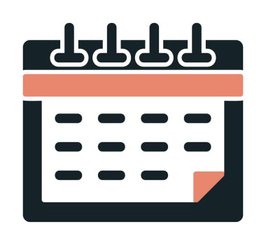 calendar icon, vector illustration design