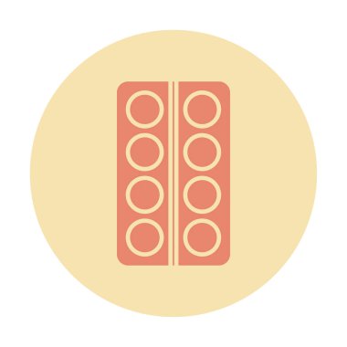 Modern İlaç simgesinin vektör illüstrasyonu                           