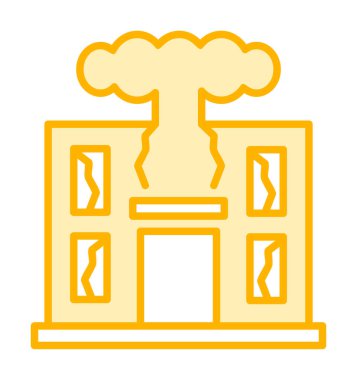 Savaş Yıkım konsepti vektör çizimi