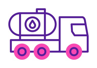 Petrol Tankı ikonu vektör çizimi