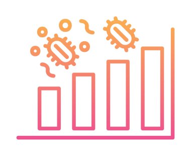 ilerlemeyi artıran veri analiz renk simgesi