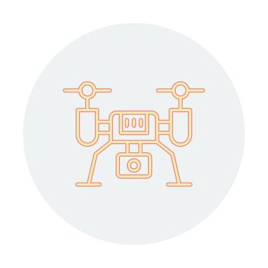 İHA simgesi, vektör illüstrasyonu  