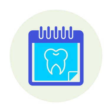 Vektör illüstrasyonundan diş atama simgesi 