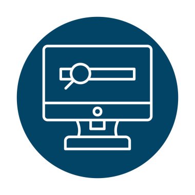 Büyütücü Cam Hat Simgesi