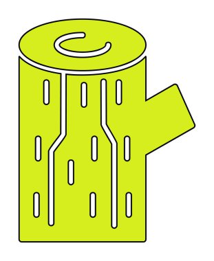 tahta günlük simgesi, vektör illüstrasyonu 