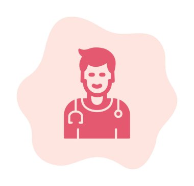 Doktor simgesinin vektör çizimi