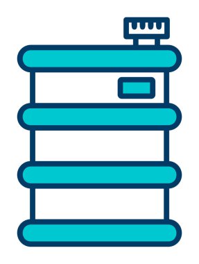 Fıçı ikonu. Vektör İllüstrasyonu