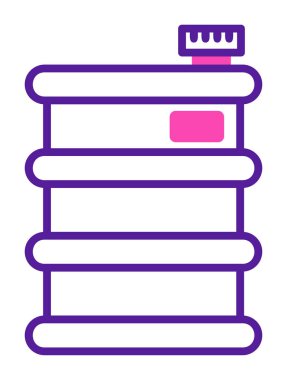 Fıçı ikonu. Vektör İllüstrasyonu