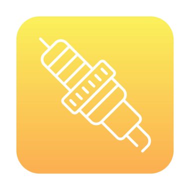 Buji simgesinin vektör illüstrasyonu