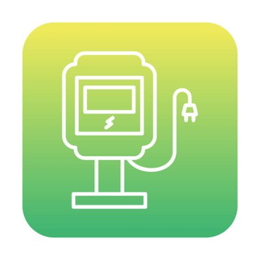 İstasyon simgesi tasarımı, vektör illüstrasyonu yükleniyor