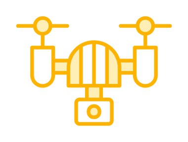 İHA simgesi, vektör illüstrasyonu  