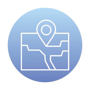 pin konum simgesi dış hat biçimi