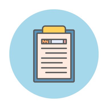 İşaretleme simgesine sahip basit bir pano, özet tasarımı