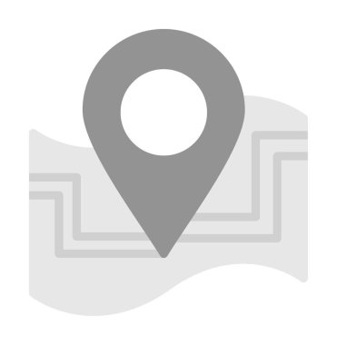 harita işareti simgesi. vektör çizim 