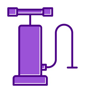 Hava Pompası ağ ikonu vektör illüstrasyonu