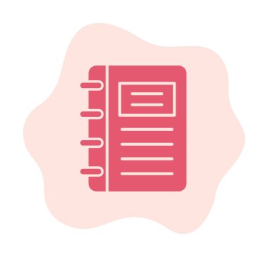 Not defteri web simge vektör çizim