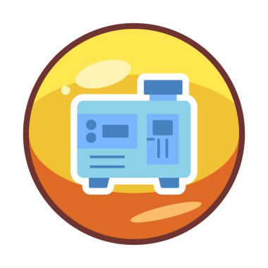 Elektrik jeneratörü satır simgesi biçimi