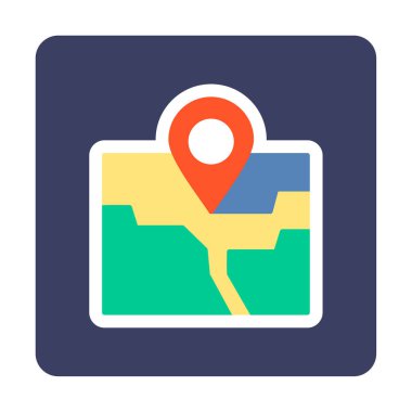 pin konum simgesi dış hat biçimi