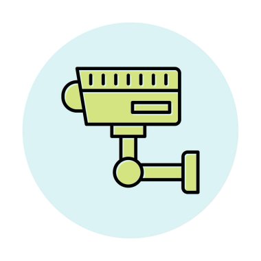 ccTV kamerasının vektör illüstrasyonu 