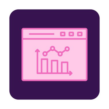 çubuk çizelgesi vektör illüstrasyonu