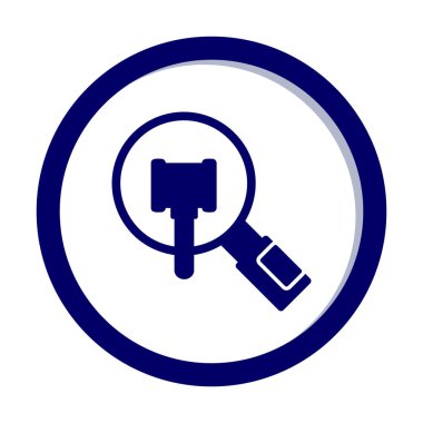 Büyütücü Cam Hat Simgesi