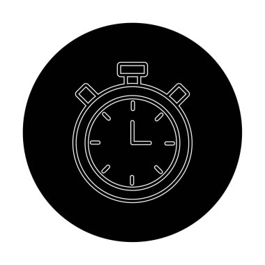 Kronometre basit vektör simgesi
