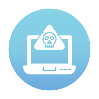 dizüstü bilgisayar simgesi, vektör illüstrasyonu basit tasarım