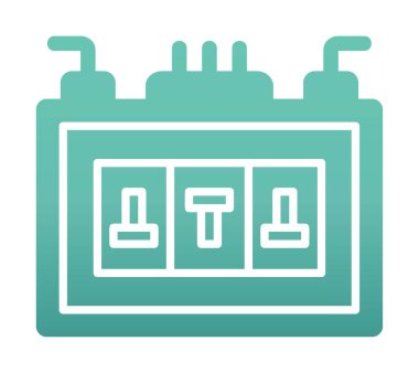 Sigorta kutusu mu? Web simgesi basit tasarım