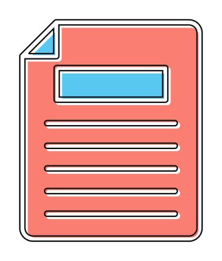 Seo Rapor. dosya belgesi izole edilmiş simge vektör illüstrasyon tasarımı                    