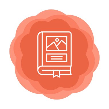 Fotoğraf Albümü vektör simgesi modern vektör illüstrasyonu