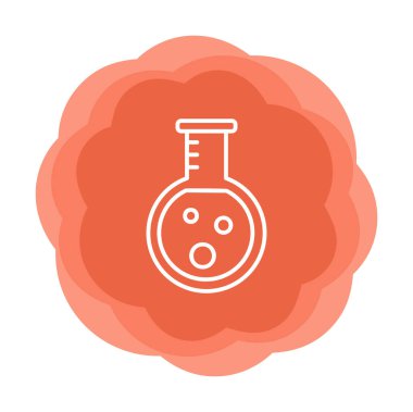 Zehir. Web simgesi basit illüstrasyon 