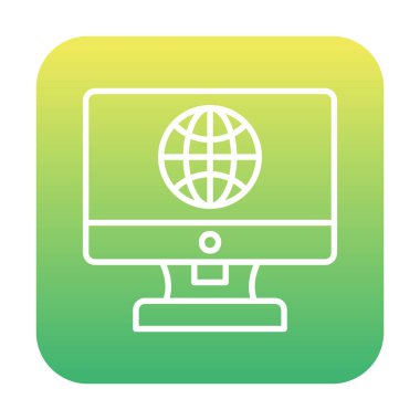 Internet bağlantısı simgesini vektör çizim