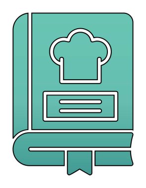 Tarif Defteri Simgesi - Tek Simge, Vektör