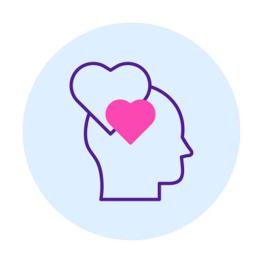 Aşık kişi ikon vektör illüstrasyonuName