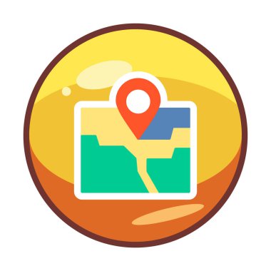 pin konum simgesi dış hat biçimi