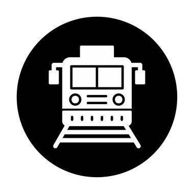 tren vektör simgesi modern basit illüstrasyon