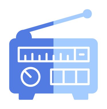 radyo simgesi web basit illüstrasyon