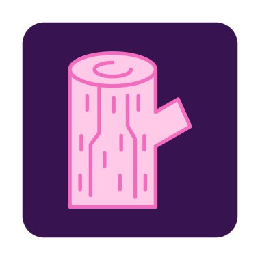 tahta günlük simgesi, vektör illüstrasyonu 