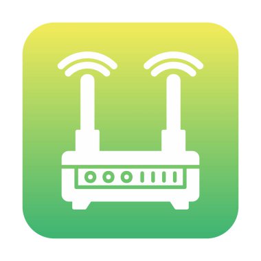  Wi-fi yönlendirici vektör illüstrasyonu