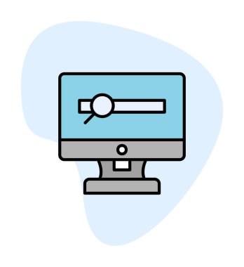 Büyütücü Cam Hat Simgesi