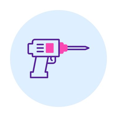 izole aracı simge vektör çizim tasarım matkap