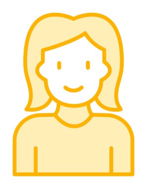 avatar kadın karakter simgesi