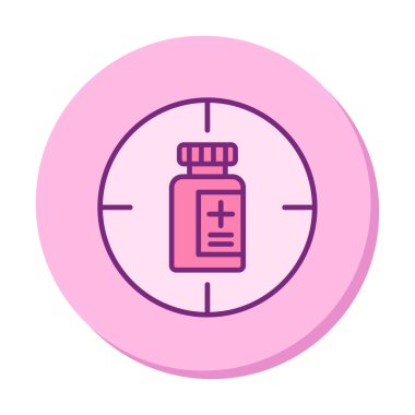 hedef simge, vektör illüstrasyonu basit tasarım