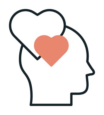 Aşık kişi ikon vektör illüstrasyonuName