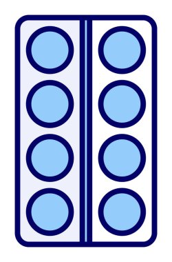 Modern İlaç simgesinin vektör illüstrasyonu                           